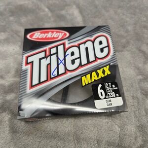 Berkley Trilene Maxx Fishing Line 6lb 330yd Clear Monofilament TMFS6-15